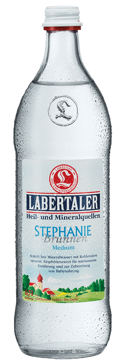 Glasflasche Labertaler Stephanie Brunnen Medium