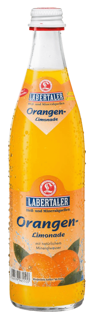 Glasflasche Labertaler Orangen Limonade 0,5l