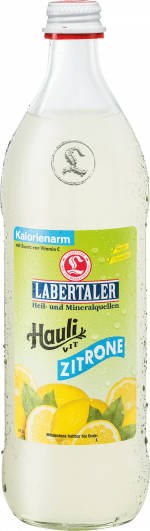 Glasflasche Hauli Vit Zitrone trüb