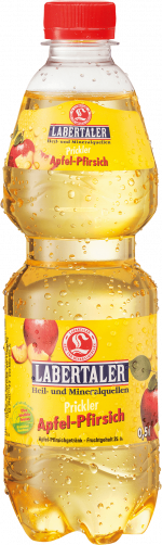 PET-Flasche Labertaler Apfel-Pfirsich-Prickler 0,5l