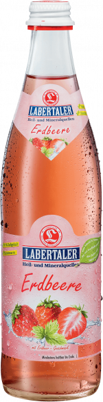 Glasflasche Labertaler Erdbeere