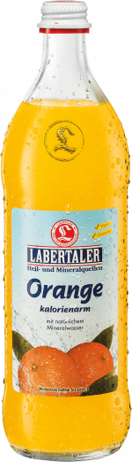 Glasflasche Labertaler Orangen-Limonade kalorienarm 0,7l