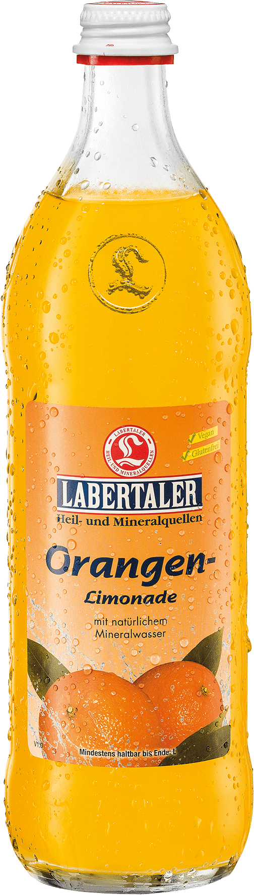 Glasflasche Labertaler Orangen-Limonade 0,7l