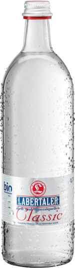 Glasflasche Labertaler Wasser Classic 0,75l
