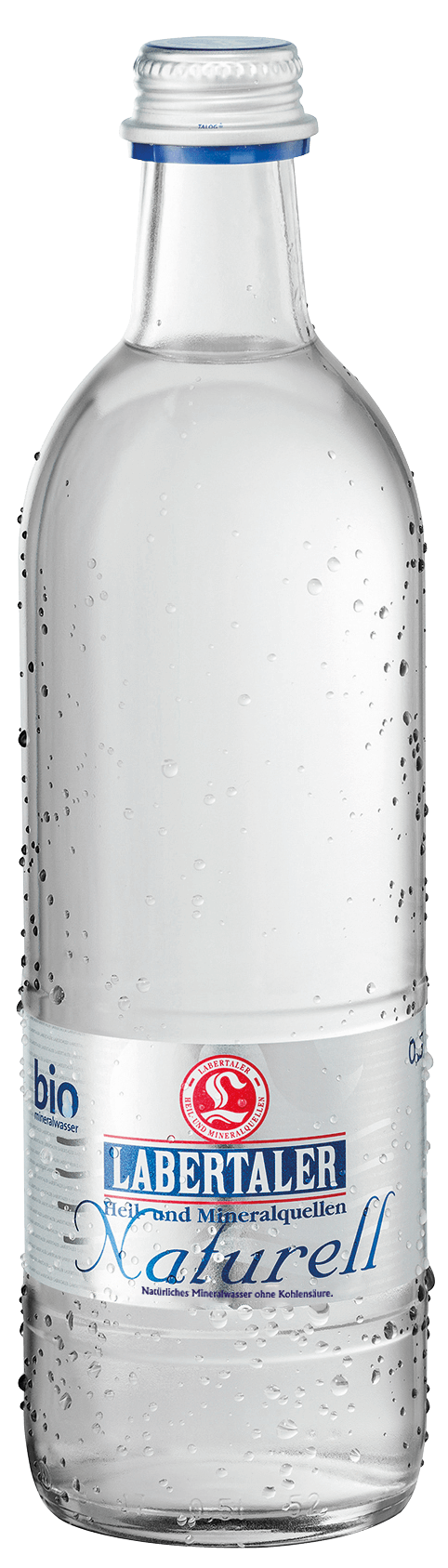 Glasflasche Labertaler Wasser Naturell 0,5l